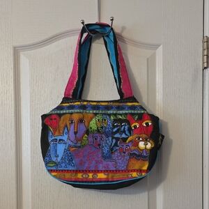 Sun N Sand Colorful Multicolor Women’s Tote Bag with Artistic Animal Print